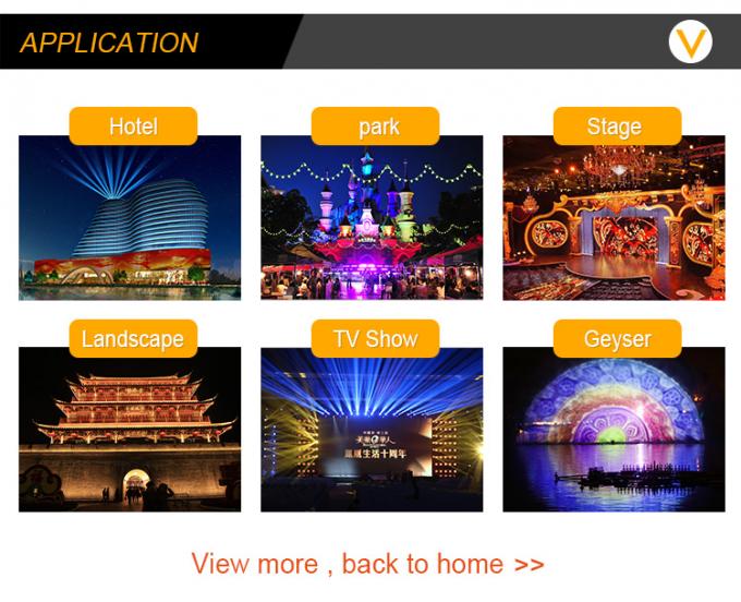 400W Ripple Effect Outdoor Gobo Projector 10-30 Degrees Zoom Imager HD ...