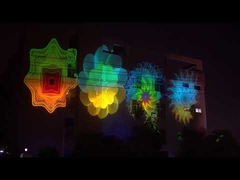 LED Zoom Exterior Gobo Ripple Projector Wireless DMX Control