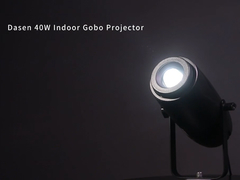 Professional 40W Indoor Gobo Light: Easy-Gobo Swap & High-Impact Projection