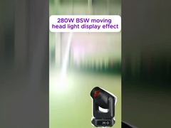280W BSW moving head light display effect
