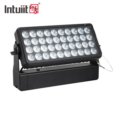 Outdoor 40*10W RGBW LED City Color Light Beam Wash Strobe Effect Waterproof Wall Washer Flood Lights IP65 DMX512 Control Mode