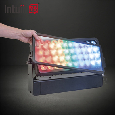 Outdoor 40*10W RGBW LED City Color Light Beam Wash Strobe Effect Waterproof Wall Washer Flood Lights IP65 DMX512 Control Mode