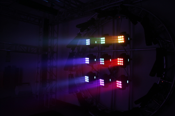 IP20 LED Stage Light Pixel 9*10W 4 In 1 RGBW LED Moving Matrix Beam Effect DJ Lighting