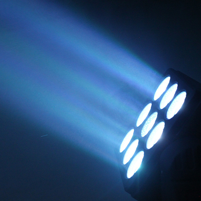 9*10W RGBW 4 In1 LED Wash Moving Light High Brightness DJ 3x3 Matrix Pixel