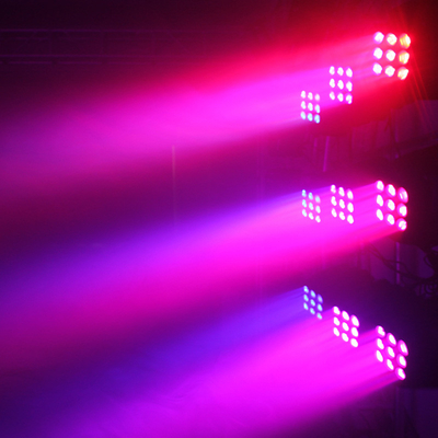 Professional 3x3 Panel LED Matrix Light 9x10W RGBW 4 In 1 Moving Head Light For Dj Disco