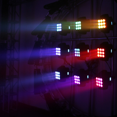 9*10W RGBW 4 In1 LED Wash Moving Light High Brightness DJ 3x3 Matrix Pixel