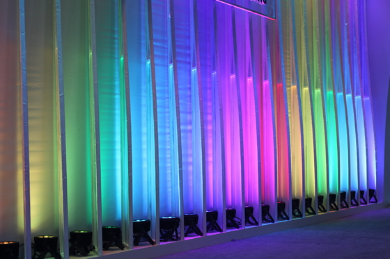 Rohs LED Flat Par Light RGB 12*3W Full Color Washing Led Par Stage Lighting For Party Wedding