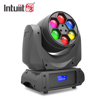 LED Effect Moving Head Light  6x10W 4 In 1 RGBW Bee Eyes Type