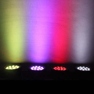 90w LED Par Can Stage Lights  28 Degree Rgbw Multi Color Flashlight Led Dance Floor For Disco
