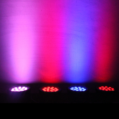 90w LED Par Can Stage Lights  28 Degree Rgbw Multi Color Flashlight Led Dance Floor For Disco