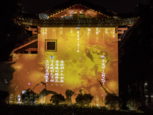 100W - 400W LED Zoom 60 Degree Exterior Gobo Projector Image Projection Outdoor
