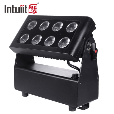 IP65 8x15w 4in1 LED City Color Outdoor Washer Battery Flood Light For Theme Park
