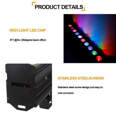 10* Tri 9W 3 In 1 High Luminance Flood Light Outdoor Dmx512 Led Wall Washer Spot Light