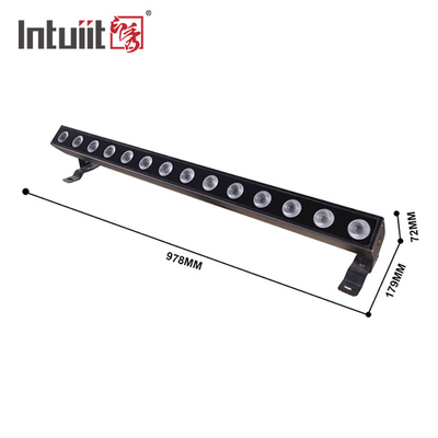 DMX512 14*10w RGBW 4in1 Pixel Led Wallwasher bar IP65 Waterproof Dj Wedding City Events Stage Outdoor Led Wash Light