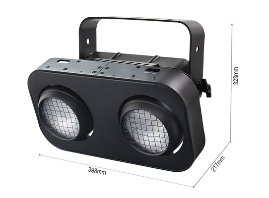 200W 2 Eyes COB Warm White Stage Light 2in1 Outdoor Audience Blinder Effect LED Stage Light