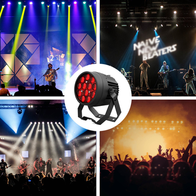 Aluminum Alloy Led Par 12x10W RGBW 4in1 Dmx 512 Light DJ Wash Stage Light