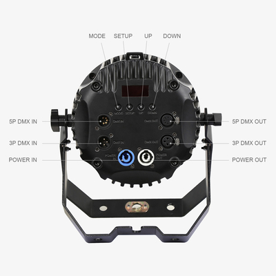 Waterproof Wireless DMX Outdoor 12x10W RGBW 6in1 IP65 LED Par Light