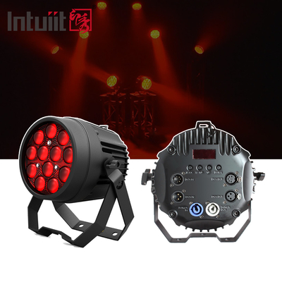 12x10W RGBW 4in1 Outdoor IP65 Waterproof Heavy Cast Aluminum Flat Led Par Light
