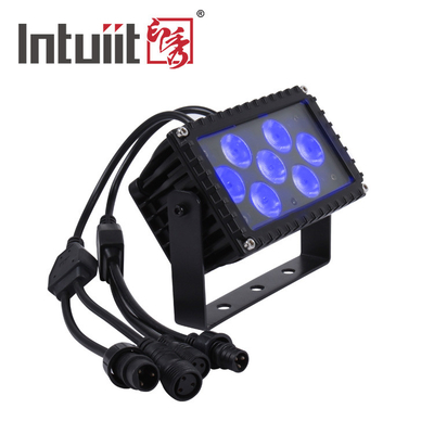 7x3W RGBW LED Outdoor 25 Degree Angle Architectural Projection Floodlight Facade Light  For Building