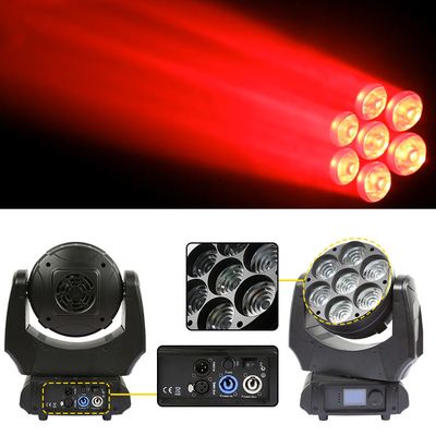 Led Moving Head Light 7x40w RGBW 4in1 Sharpy Beam With Zoom Wash Stage Lighting DJ Lights