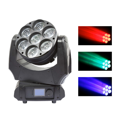 Led Moving Head Light 7x40w RGBW 4in1 Sharpy Beam With Zoom Wash Stage Lighting DJ Lights