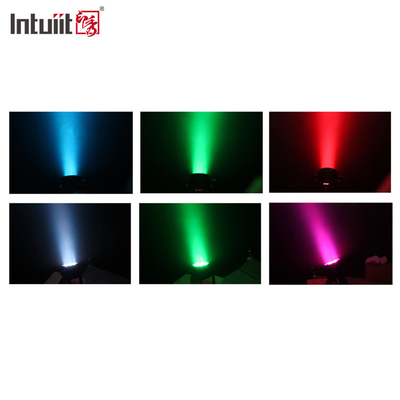 Mini LED Moving Head DJ Stage Light RGB Beam Spotlights DMX 512 Voice Activated Strobe Effect Disco Party Lights For Wed