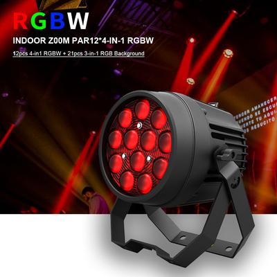 LED Par Lights 12x10W RGBW Sound Activated DMX512 Control Led Zoom Par Light