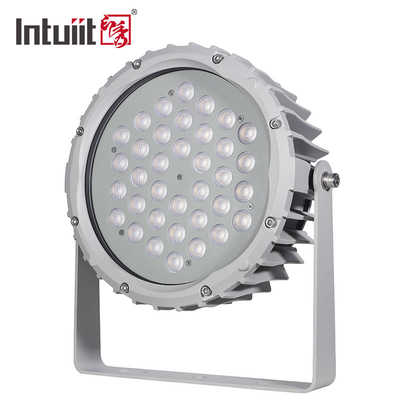 72w RGBW DMX512 Waterproof Led Flood Light Exterior Landscape Garden Round Stage Par Light