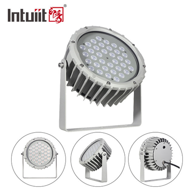 72w RGBW DMX512 Waterproof Led Flood Light Exterior Landscape Garden Round Stage Par Light