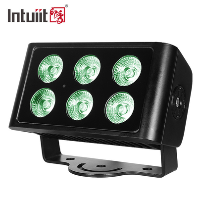 6x5W DMX RGBW 4 In 1 Outdoor LED Wall Wash Light Flood Light