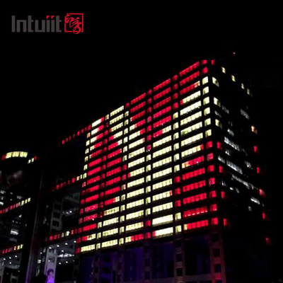 DMX 512 outdoor waterproof city colorful building hotel 12X3W led wall washer light