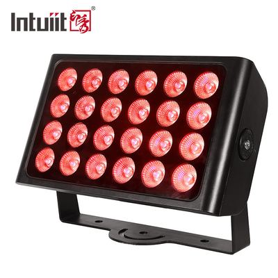Waterproof 24pcs 160w LED Flood Light RGBW 4 In 1 City Color Light 24*10w Outdoor LED Wall Washer Stage Lights