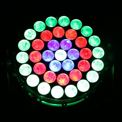 37x10W RGBW 4in1 Led Wash Stage Lighting DMX Professional Dj Lights 370W Zoom Moving Head Light For Party