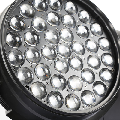 37x10W RGBW 4in1 Led Wash Stage Lighting DMX Professional Dj Lights 370W Zoom Moving Head Light For Party