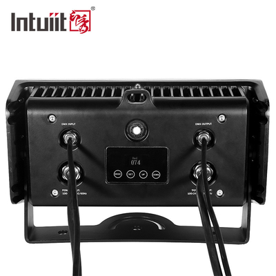 80W Outdoor IP65 Square DMX RGBW LED Flood Light For Building Facade LED Wall Washer Floodlight