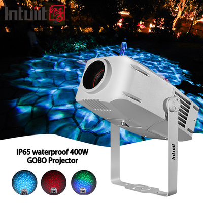 400w Waterproof Outdoor Indoor Led Pattern Custom Logo Projector Ripple Water Wave Effect Lights