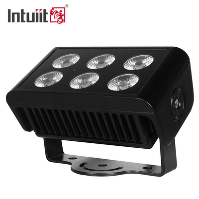 DMX512 6x5W RGBW 4in1 IP65 Waterproof DJ Wedding Stage City Wall Washer Outdoor LED Wash Flood Light