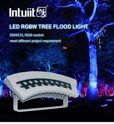 IP65-rated Outdoor Light Consisting Of 36W RGBW LEDs 1100 Lumens With Versatile Beam Light And Spot Angles