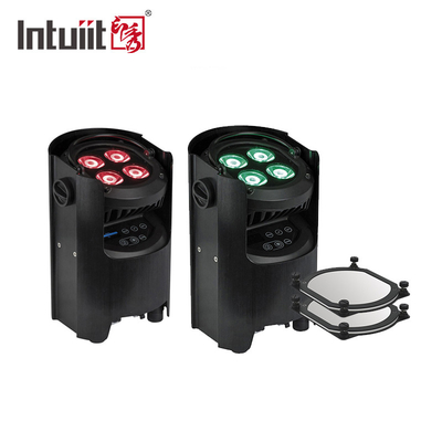 4x12W 4-in-1 RGBW Dj Wedding Battery Powered LED Uplight WIFI Wireless Dmx Disco Stage Par Lights