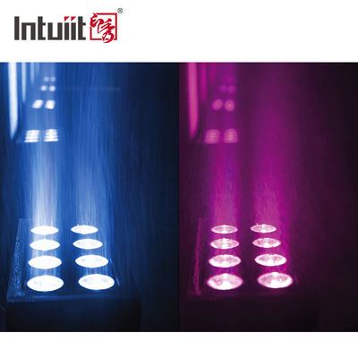 8*15W RGBW 4 In 1 Battery Powered LED Square Par Light Outdoor Waterproof Stage Light DMX Control DJ Disco Equipment Lighting