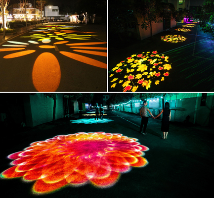 Outdoor Waterproof 100W Led Custom Logo Projector Light Rotary Image Customized Advertising Gobo Projector