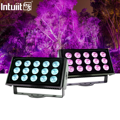 80W Outdoor IP65 Square DMX RGBW LED Flood Light For Building Facade LED Wall Washer Floodlight