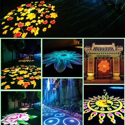 400W Gobo Projector IP65 Brightness Advertising LED Outdoor Christmas Logo Gobo Advertising Lights
