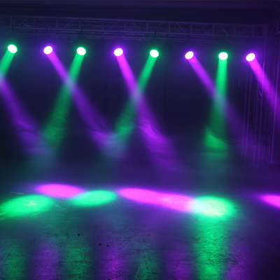 Moving Head Lights 19x15W Zoom DJ Lights RGBW LED Beam Wash Lighting Effect Stage Light For Rave Activity Disco Events Show KTV
