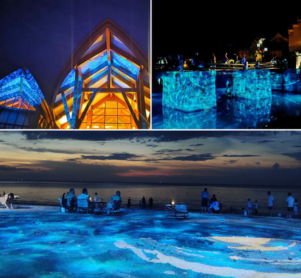 400W Waterproof Outdoor Ocean Wave Water Ripple GOBO Logo Projector Light