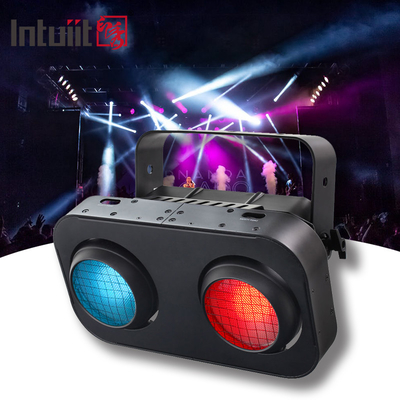 200W 2 Eyes COB Warm White Stage Light 2in1 Outdoor Audience Blinder Effect LED Stage Light
