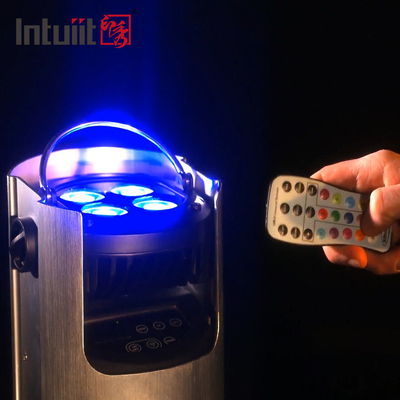 4*12W 4-in-1 RGBW Dj Wedding Battery Powered LED Uplight WIFI Wireless Disko Stage Lights