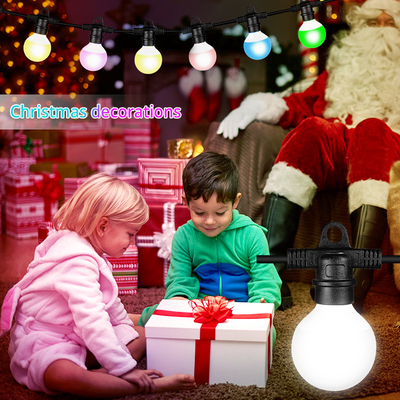 Holiday Lighting Led Bulb String Pixel Led Light Waterproof Dmx Rgbw Multi Colour String Christmas Led Bulb String Light