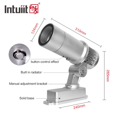 Outdoor 60W Custom Logo Gobo Image Projector IP65 Outdoor Rotating Led Advertising Projector Light