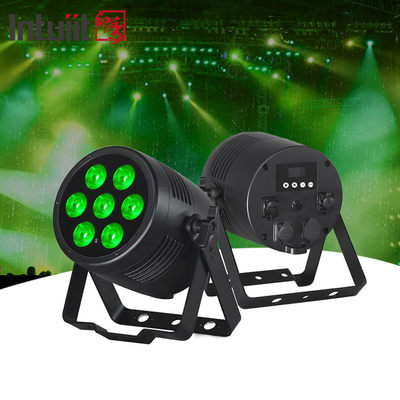 Waterproof Wireless DMX Outdoor 7x20W RGBWA UV 6in1 IP65 LED Par Light Uplight Exterior